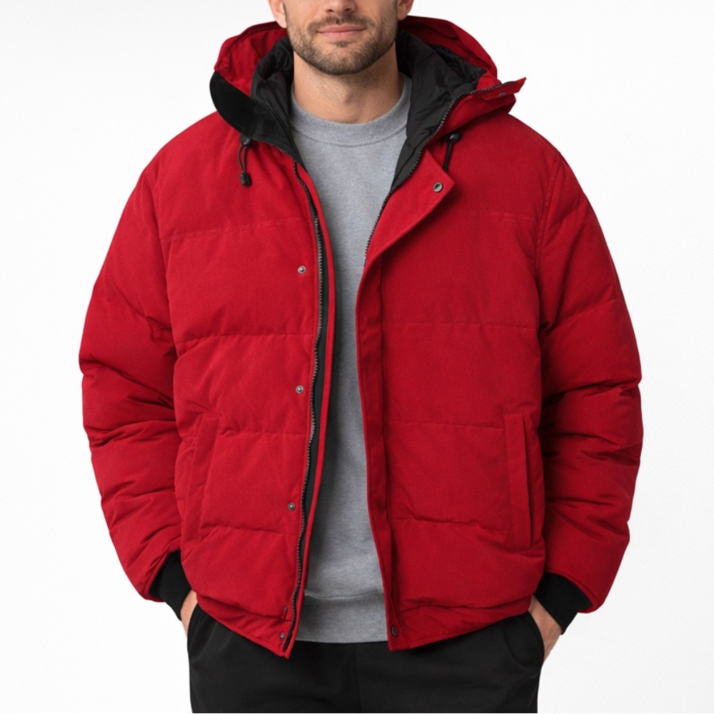Canada Goose Men's Hooded MacMillan Parka Red XXL